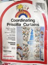 Rainbow Brite - Coordinating Priscilla Curtains - The Bibb Co.(1983)