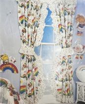 Rainbow Brite - Coordinating Priscilla Curtains - The Bibb Co.(1983)