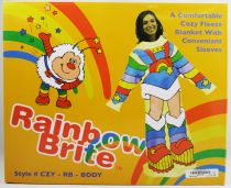 Rainbow Brite - Cozy Fleece Blanket / Couverture Polaire à manches -  Hallmark 2010