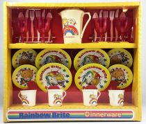 Rainbow Brite - Dinnerware / Service de Vaisselle - Wolverine Toy 1983