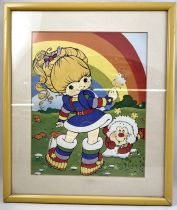 Rainbow Brite - Gift Plaque / Cadre Cadeau - Hallmark 1985