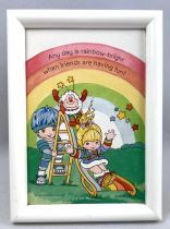 Rainbow Brite - Gift Plaque / Cadre Cadeau - Hallmark DE8508 1985