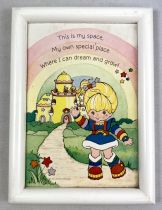 Rainbow Brite - Gift Plaque / Cadre Cadeau - Hallmark DE8509 1985