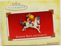 Rainbow Brite - Hallmark - Christmas Tree Ornament figure - Rainbow Brite and Twink Sprite on Starlite Horse