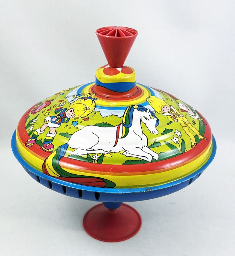 Rainbow Brite - Hand Spinning Top - LBZ 1984