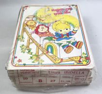 Rainbow Brite / Iridella - Lot de 10 Cahiers Scolaires (15x20.5cm) Modèle B (cellophané) - Mattel / Hallmark 1986