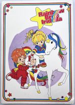 Rainbow Brite / Iridella - Lot de 10 Cahiers Scolaires (Format A4) - Mattel / Hallmark 1985