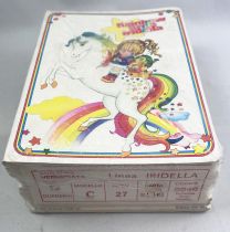 Rainbow Brite / Iridella - Lot de 12 Cahiers Scolaires (15x20.5cm) Modèle C (cellophané) - Mattel / Hallmark 1986