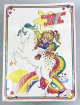 Rainbow Brite / Iridella - Lot de 12 Cahiers Scolaires (15x20.5cm) Modèle C (cellophané) - Mattel / Hallmark 1986