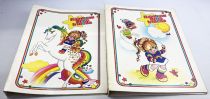 Rainbow Brite / Iridella - Lot de 2 Classeurs Scolaires (A4) - Mattel / Hallmark 1985