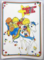 Rainbow Brite / Iridella - Lot de 7 Cahiers Scolaires (15x20.5cm) - Mattel / Hallmark 1985