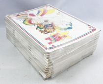 Rainbow Brite / Iridella - Set of 12 School Notebooks (6\ x8\ cm) Model C (cellophane) - Mattel / Hallmark 1986