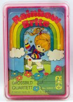 Rainbow Brite - Jeu de cartes à jouer \ Grossbild Quartett\  - FX Schmid Allemagne 1983