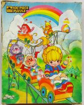 Rainbow Brite - jigsaw puzzle 100 pieces 36X46cm \ The Rainbow Mine Train\  - Golden 1983