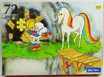 Rainbow Brite - jigsaw puzzle 72 wooden pieces 23X32cm - Play Time 1983