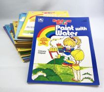 Rainbow Brite - Lot de 15 Activity Books (Livres d\'Activité) - Golden 1984-1985