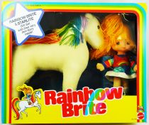 Rainbow Brite - Mattel - 12\  Doll - Gift-Set Rainbow Brite & Starlite Horse (Box USA)