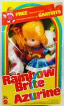 Rainbow Brite - Mattel - 9\  Doll - Rainbow Brite & Twink Sprite \ Free Slippers & Nightie\  (Box Canada \ Azurine\ )