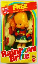 Rainbow Brite - Mattel - 9\  Doll - Rainbow Brite & Twink Sprite \ Free Slippers & Nightie\  (Box USA)