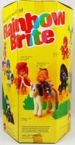 Rainbow Brite - Mattel - 9\  Doll - Rainbow Brite & Twink Sprite \ Free Slippers & Nightie\  (Box USA)