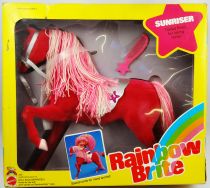 Rainbow Brite - Mattel - 9\  Doll - Sunriser Horse \ flocked hard body\  (Box USA)