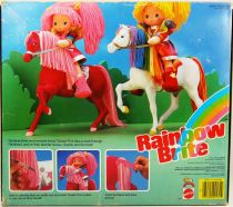 Rainbow Brite - Mattel - 9\  Doll - Sunriser Horse \ flocked hard body\  (Box USA)