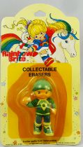 Rainbow Brite - Mattel - Buddy Blue 3-D Eraser (on card)