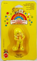 Rainbow Brite - Mattel - Canary Yellow 3-D Eraser (on card)