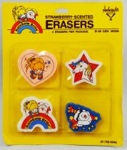 Rainbow Brite - Pack de 4 gommes parfumées  - Ambassador Hallmark 1983