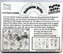 Rainbow Brite - Paper-Play Adventures - Peter Pan Playthings 1983