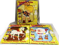 Rainbow Brite - Set de 3 Pre-school Puzzles 3D - Illico 1983