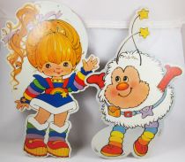 Rainbow Brite - Silhouettes 45cm à suspendre Blondine & Pti\' Malin - Hallmark 1983