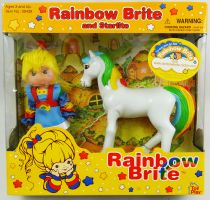 Rainbow Brite - Toy Play - 4\  Action-Figure - Rainbow Brite & Starlite Horse - Hallmark 2003