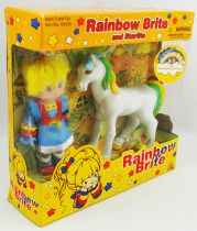 Rainbow Brite - Toy Play - 4\  Action-Figure - Rainbow Brite & Starlite Horse - Hallmark 2003