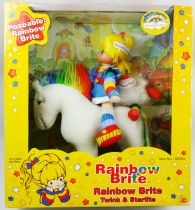 Rainbow Brite - Toy Play - 7\  Dolls Gift Set Rainbow Brite, Twink Sprite & Starlite Horse - Hallmark 2003