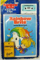 Rainbow Brite - Whitman-France - Activity Book & Tape with crayons \ Rainbow Brite and her Special Friend\ 