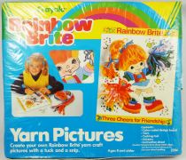 Rainbow Brite - Yarn Craft Pictures (Jeu d\'images à tisser) - Crayola Binney & Smith 1985