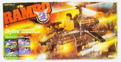 Rambo - Coleco - Skyfire: Assault Copter (Loose with Box)