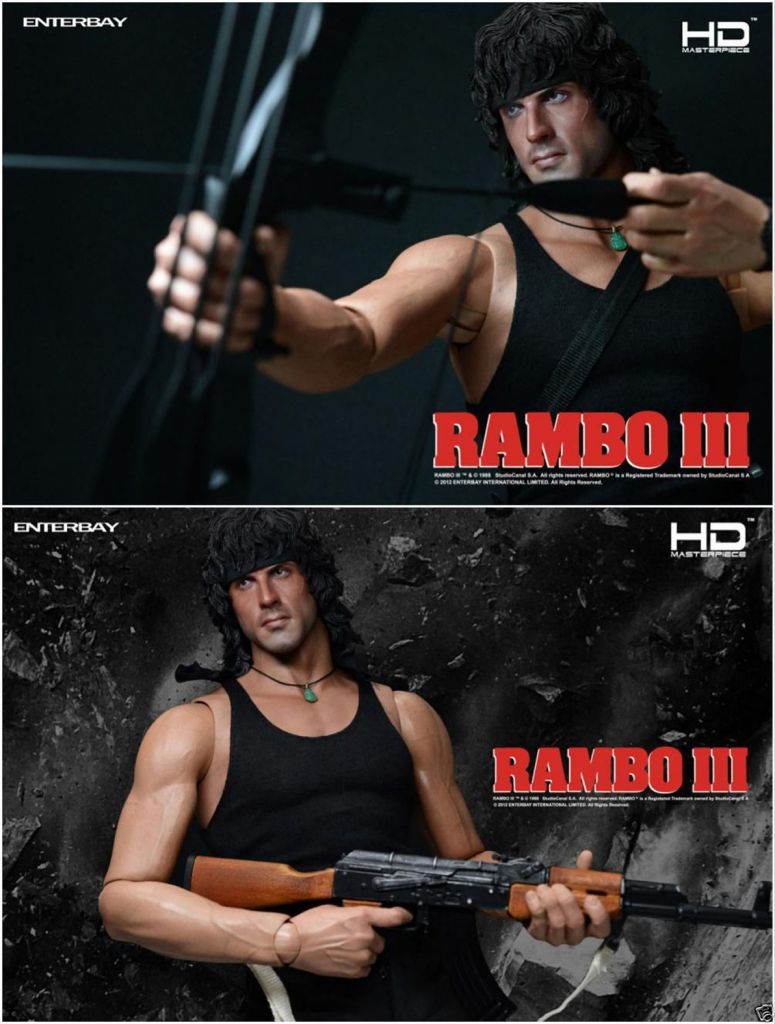 Figurine Rambo 3 1/4 enterbay - annonce 4077671 