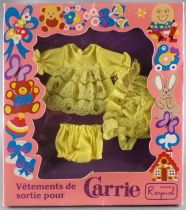 Raynal 795510 - Panoplie Vêtements de Sortie pour Carrie - Jupe Culotte Chemisier Jaune Neuf Boite