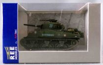 Ree Modeles AB016 Ho 1/87 WW2 Char Sherman M4A2 2° DB Montmirail 501Rcc 2Esc Neuf Boite