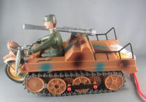 Ref 506 - Remote Control Sound WW2 German Kettenkrad Tank 13\  Battery Toy Mint in Box