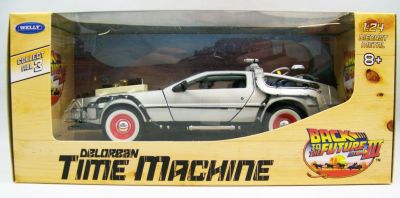 Welly De Lorean Retour Vers Le Futur 3 miniature 1/24