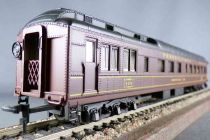 Rivarossi 2725 Ho Pennsylvania R.R. Observation Car 4496 Tuscan Red Full Interior MIB