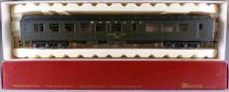 Rivarossi 2732 Ho Santa Fe Diner Car 1418 Green Full Interior MIB