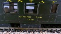 Rivarossi 2732 Ho Santa Fe Diner Car 1418 Green Full Interior MIB