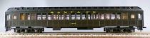 Rivarossi 2743 Ho Santa Fe Coach Car 1464 Green Full Interior MIB