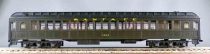 Rivarossi 2743 Ho Santa Fe Coach Car 1464 Green Full Interior MIB