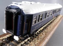 Rivarossi Altaya Ho Ciwl Dining Car 3348D Blue with Interior + Passengers + Lighting Jouef Chassis Simplon Orient Express no Box