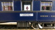 Rivarossi Altaya Ho Ciwl Dining Car 3348D Blue with Interior & Passengers Simplon Orient Express